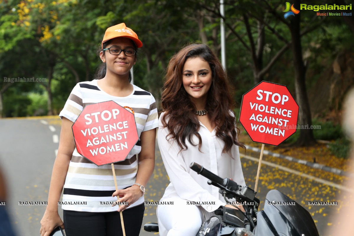 Bikethon by Gynaecologists With A Message to 'Stop Violence Against Women' in  City