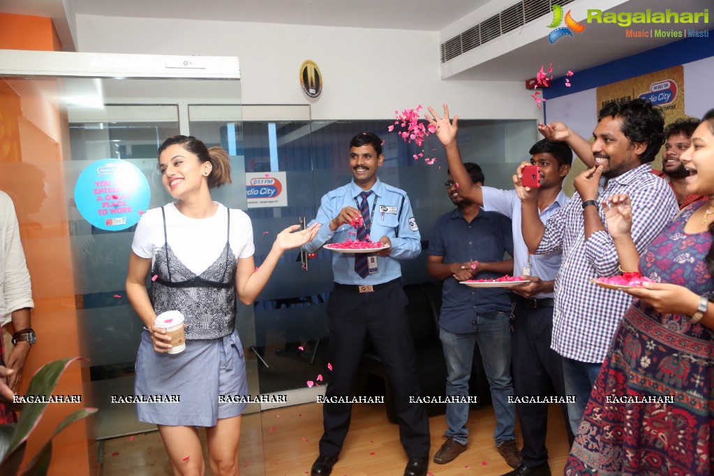 Taapsee at 91.1 FM Radio City