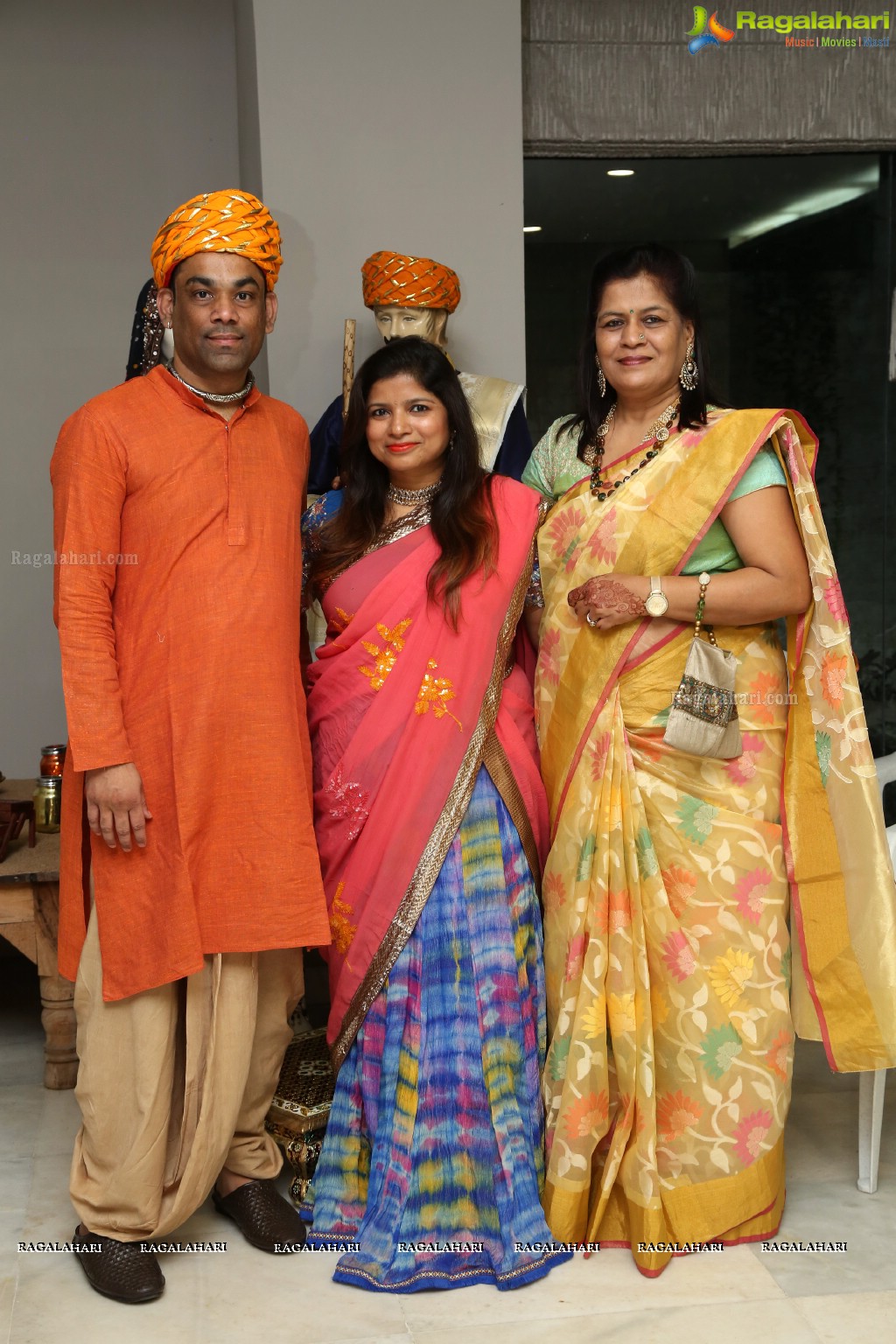 Teej Dhammoli Sindhara with Kishan Abhilasha Nagori at Rock Levelz, Hyderabad