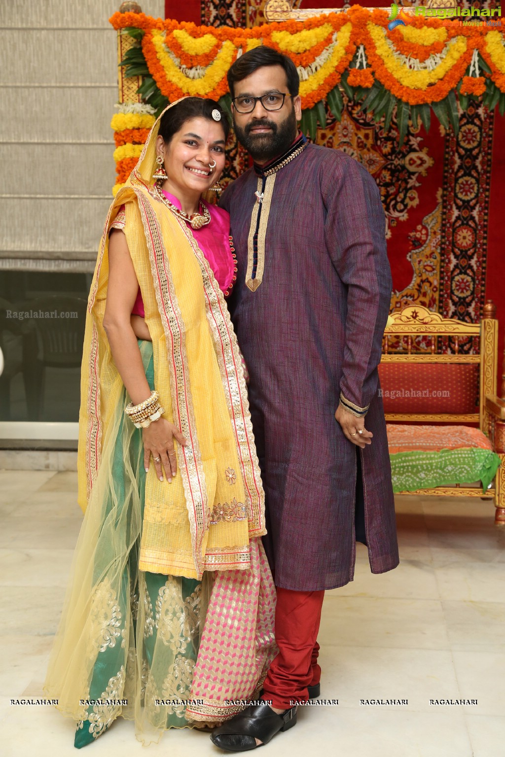 Teej Dhammoli Sindhara with Kishan Abhilasha Nagori at Rock Levelz, Hyderabad