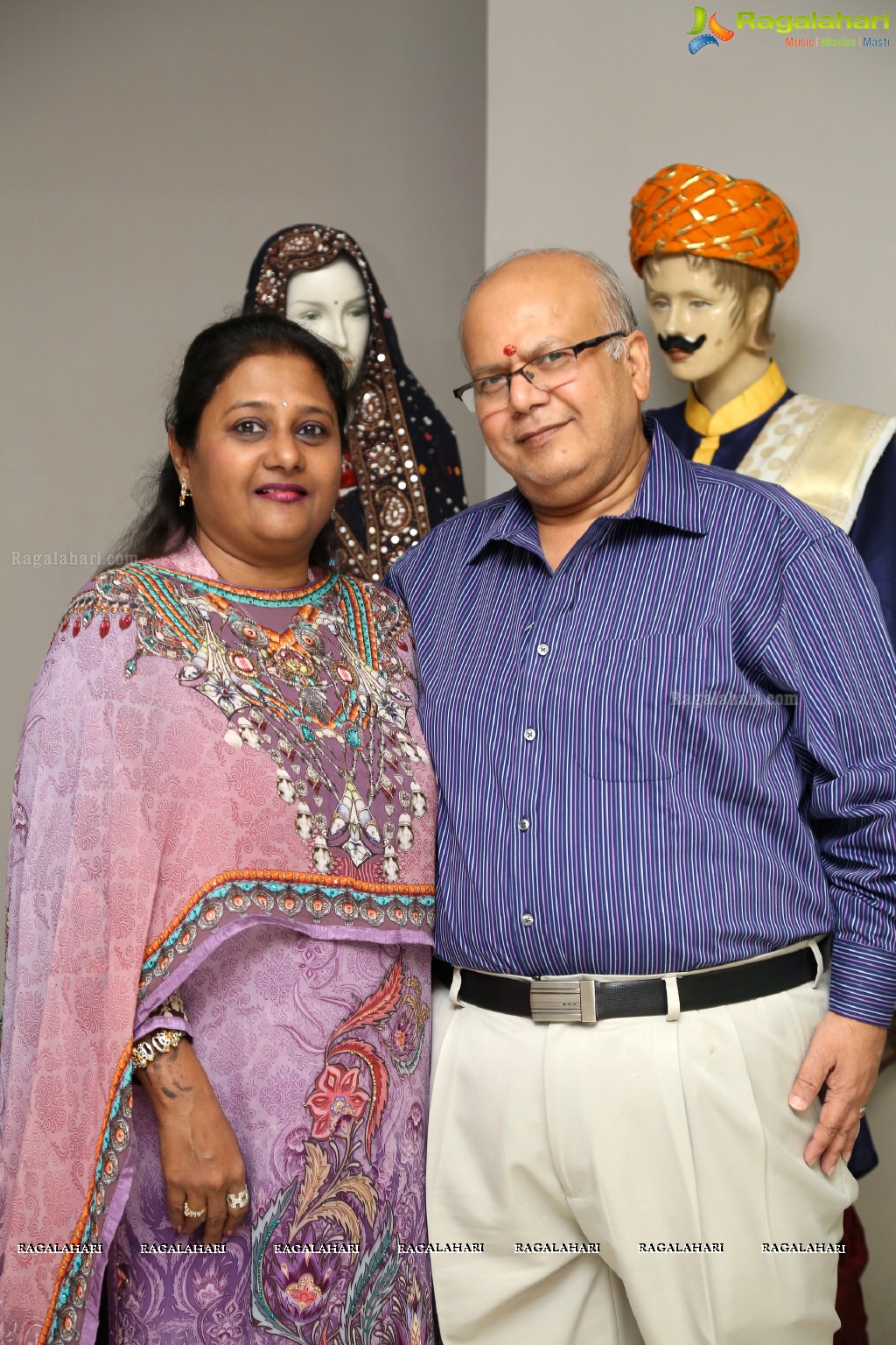 Teej Dhammoli Sindhara with Kishan Abhilasha Nagori at Rock Levelz, Hyderabad