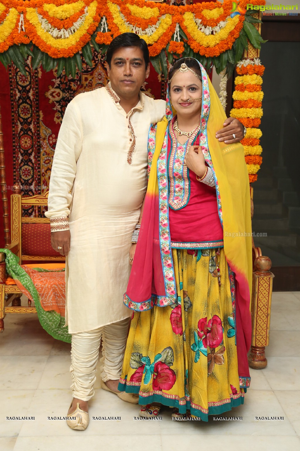 Teej Dhammoli Sindhara with Kishan Abhilasha Nagori at Rock Levelz, Hyderabad