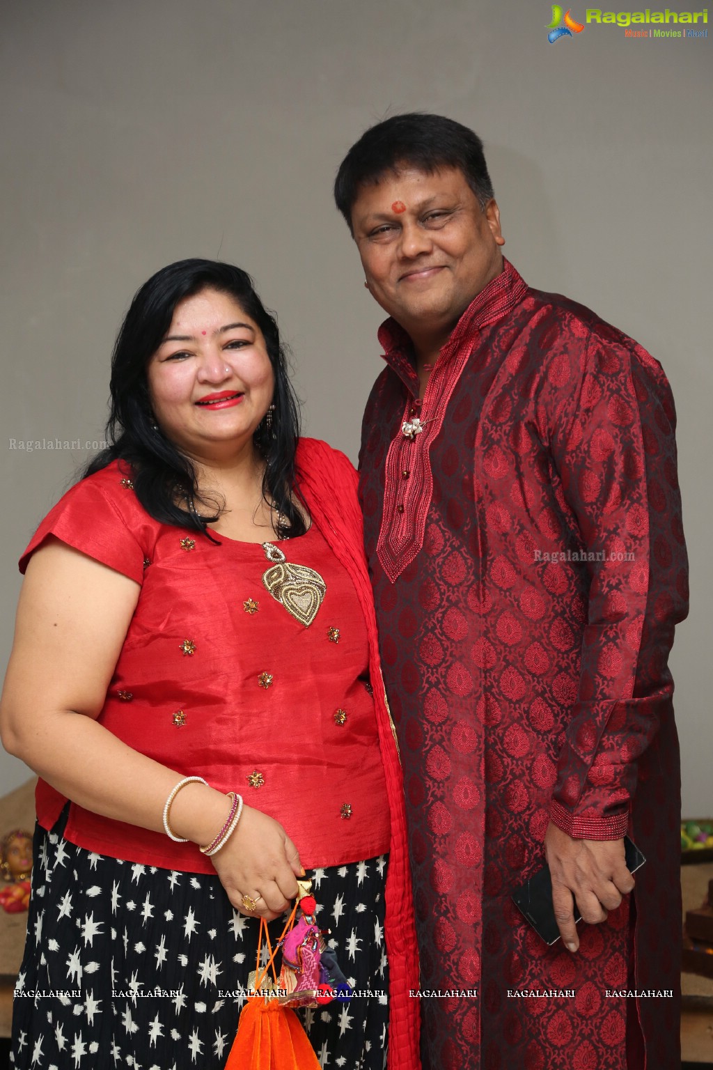 Teej Dhammoli Sindhara with Kishan Abhilasha Nagori at Rock Levelz, Hyderabad