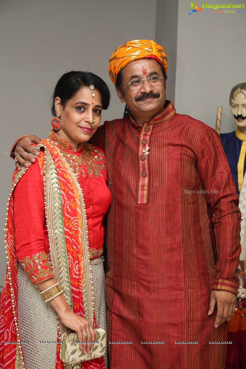 Teej Dhammoli Sindhara with Kishan Abhilasha Nagori at Rock Levelz, Hyderabad