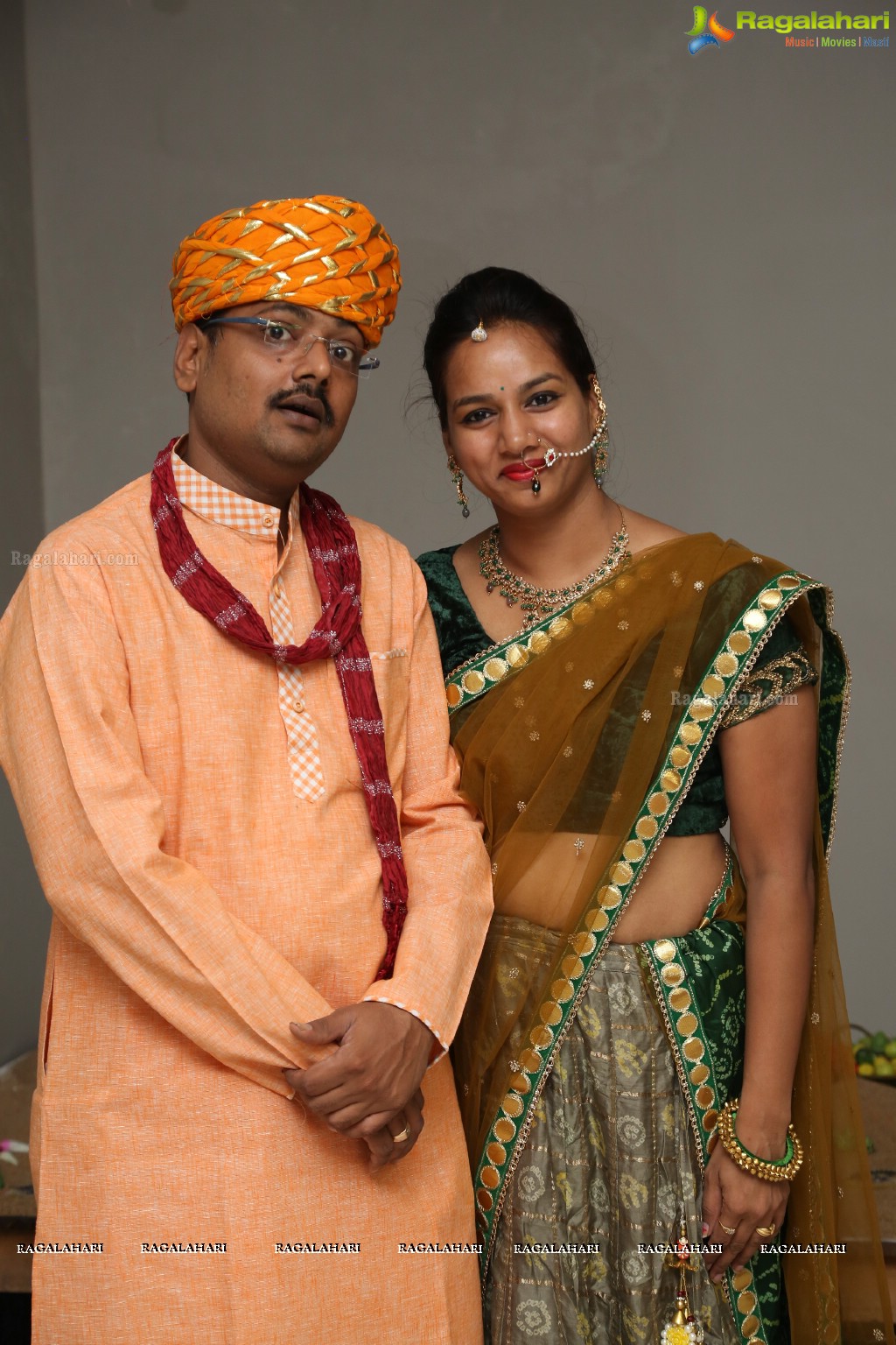 Teej Dhammoli Sindhara with Kishan Abhilasha Nagori at Rock Levelz, Hyderabad