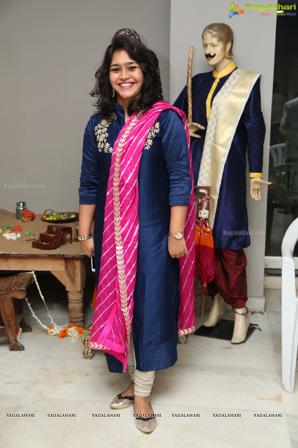 Teej Dhammoli Sindhara with Kishan Abhilasha Nagori at Rock Levelz, Hyderabad