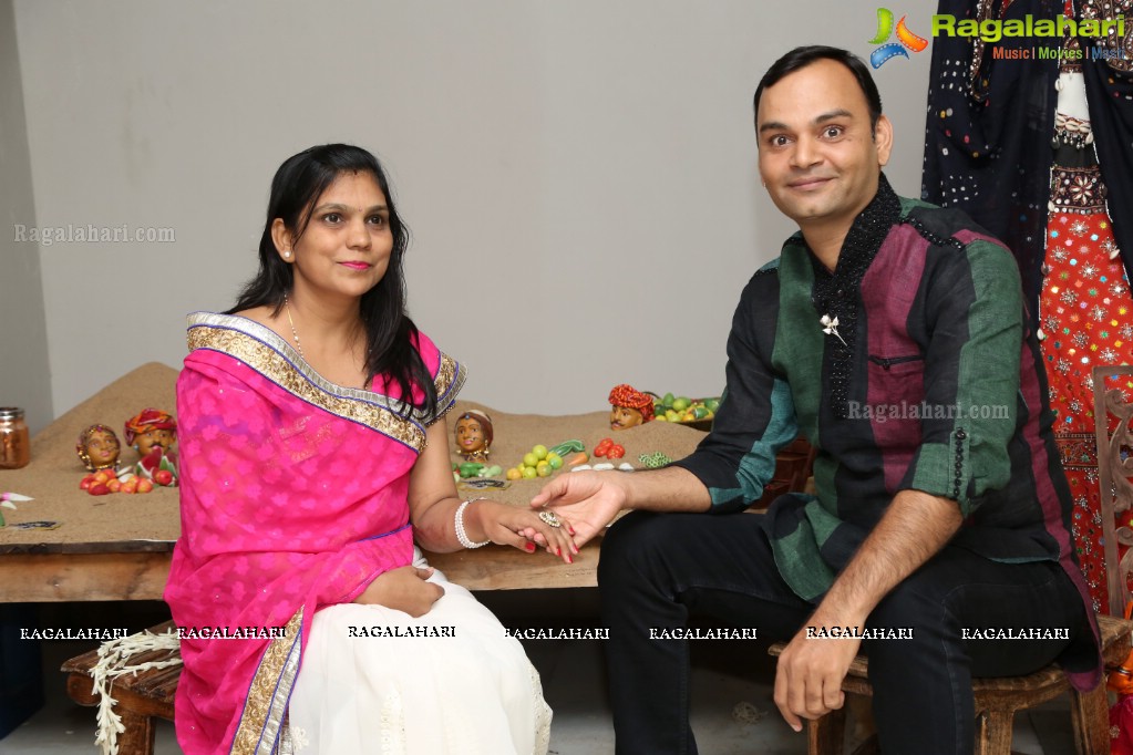 Teej Dhammoli Sindhara with Kishan Abhilasha Nagori at Rock Levelz, Hyderabad