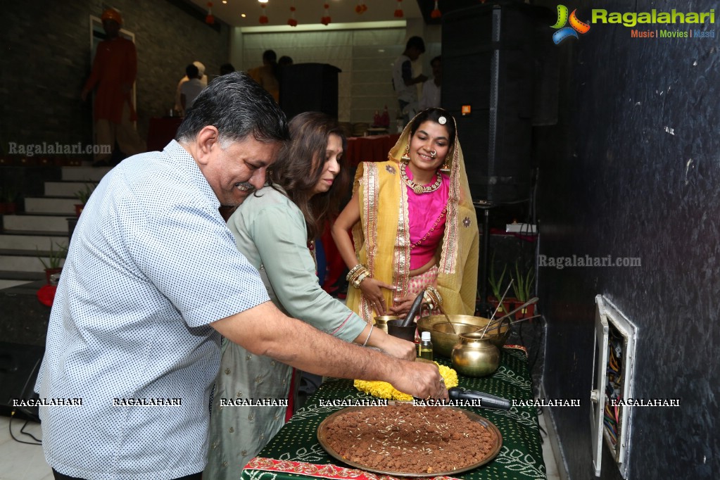 Teej Dhammoli Sindhara with Kishan Abhilasha Nagori at Rock Levelz, Hyderabad