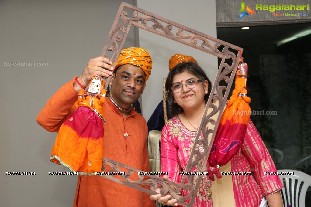 Teej Dhammoli Sindhara with Kishan Abhilasha Nagori at Rock Levelz, Hyderabad