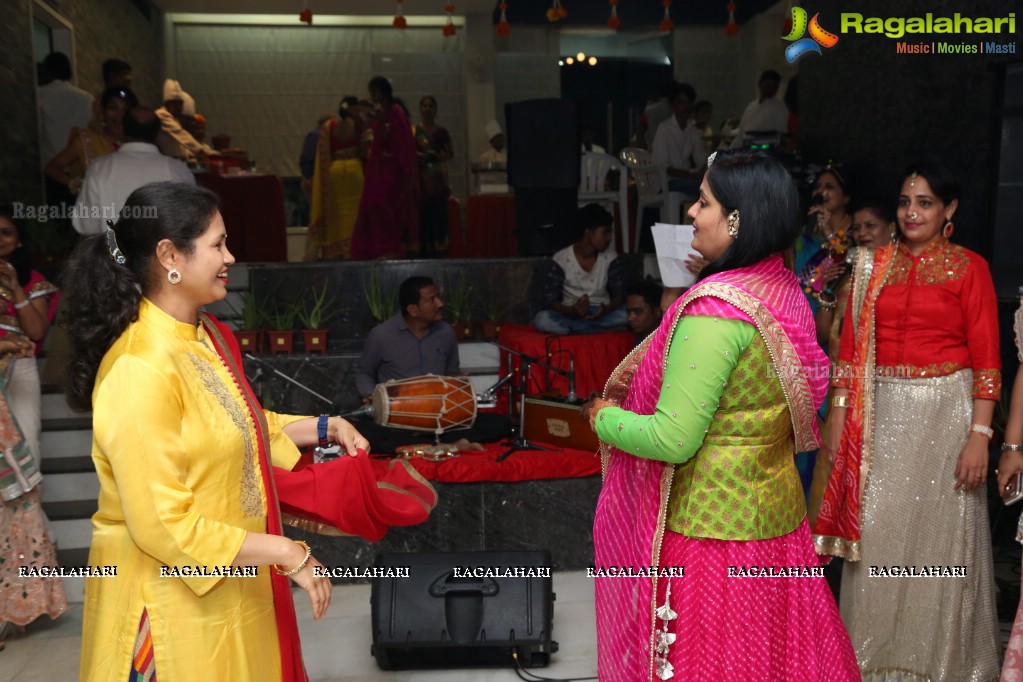 Teej Dhammoli Sindhara with Kishan Abhilasha Nagori at Rock Levelz, Hyderabad