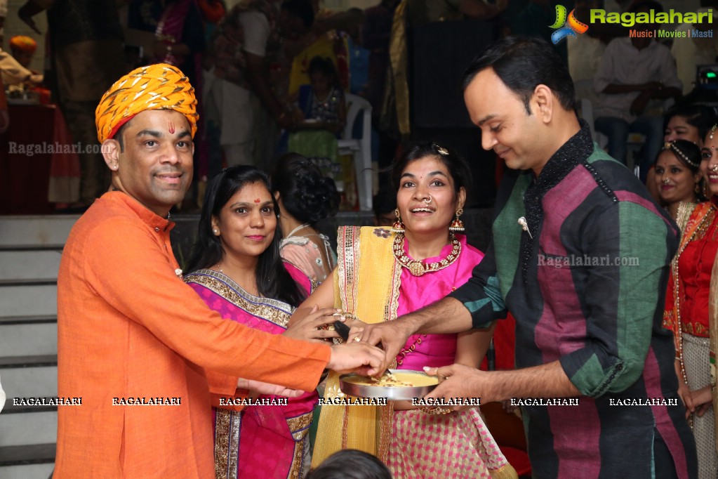 Teej Dhammoli Sindhara with Kishan Abhilasha Nagori at Rock Levelz, Hyderabad