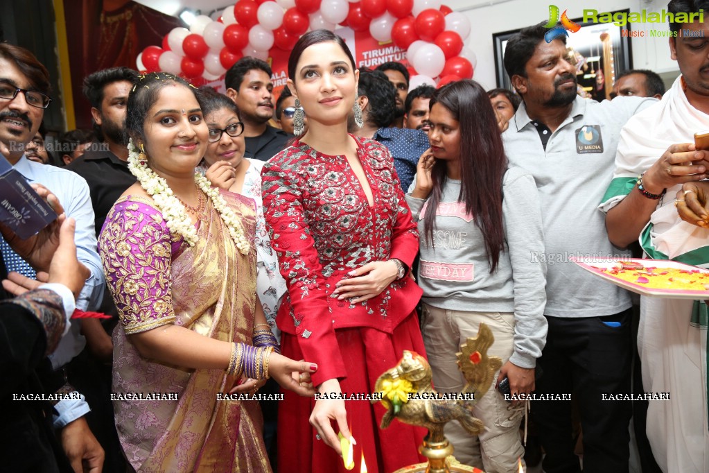 Tamannaah launches Tirumala Furnitures at Nizampet