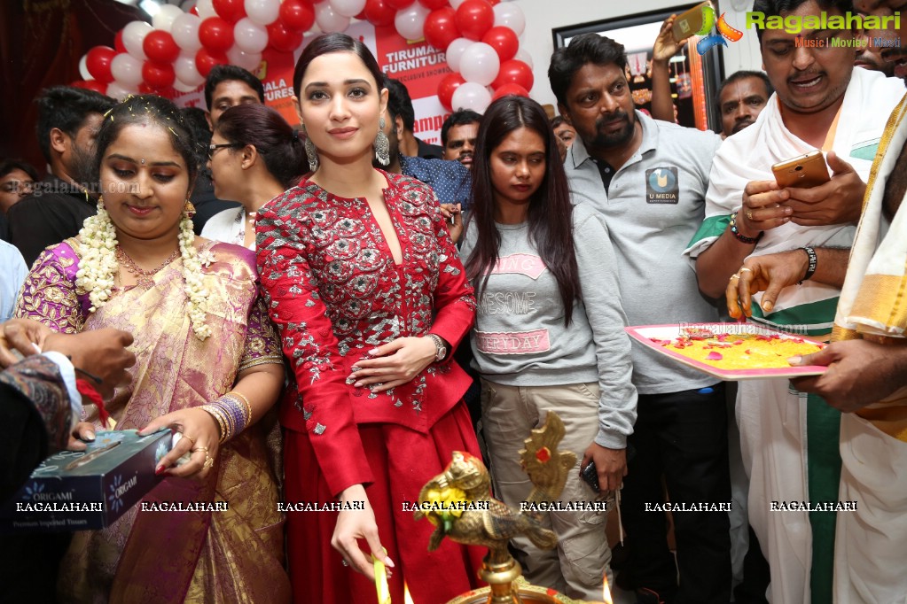 Tamannaah launches Tirumala Furnitures at Nizampet