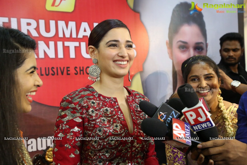 Tamannaah launches Tirumala Furnitures at Nizampet