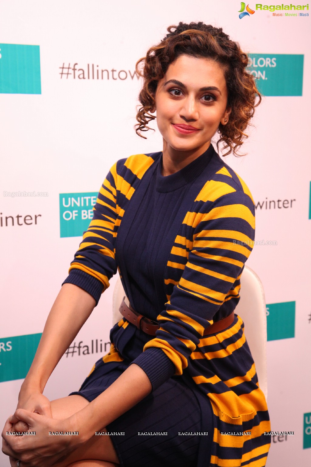 Taapsee Pannu launches United Colors of Benetton Store at Banjara Hills, Hyderabad