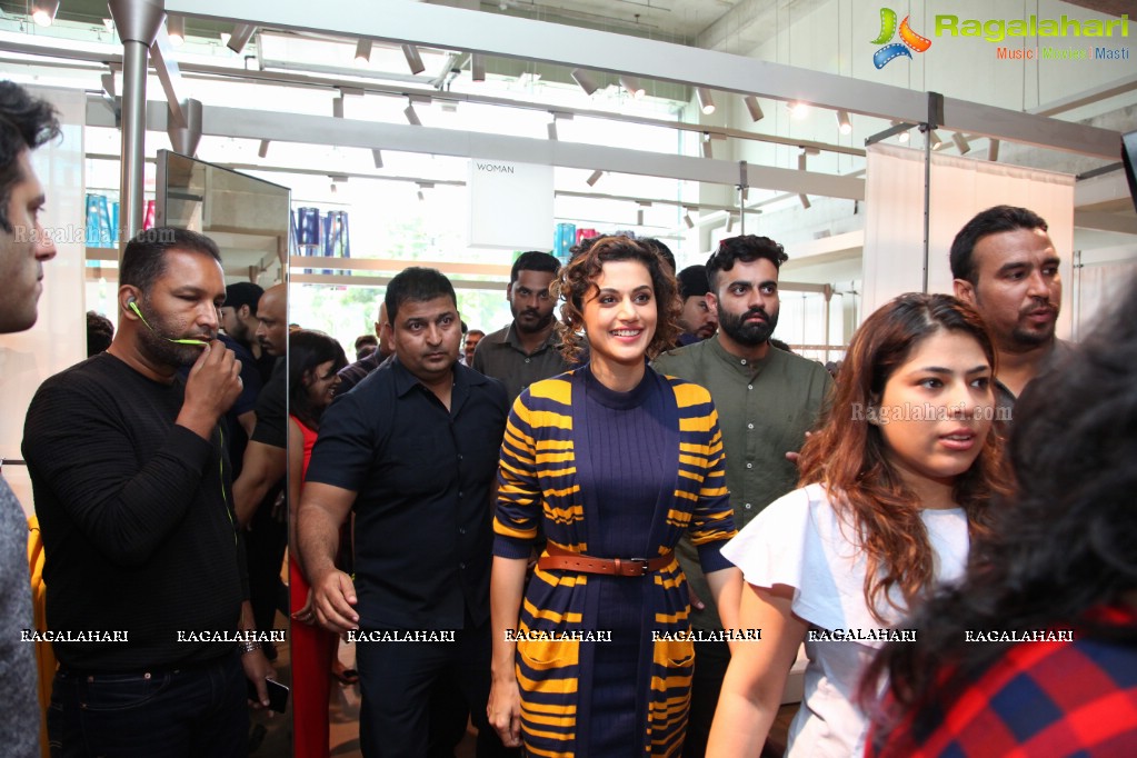 Taapsee Pannu launches United Colors of Benetton Store at Banjara Hills, Hyderabad