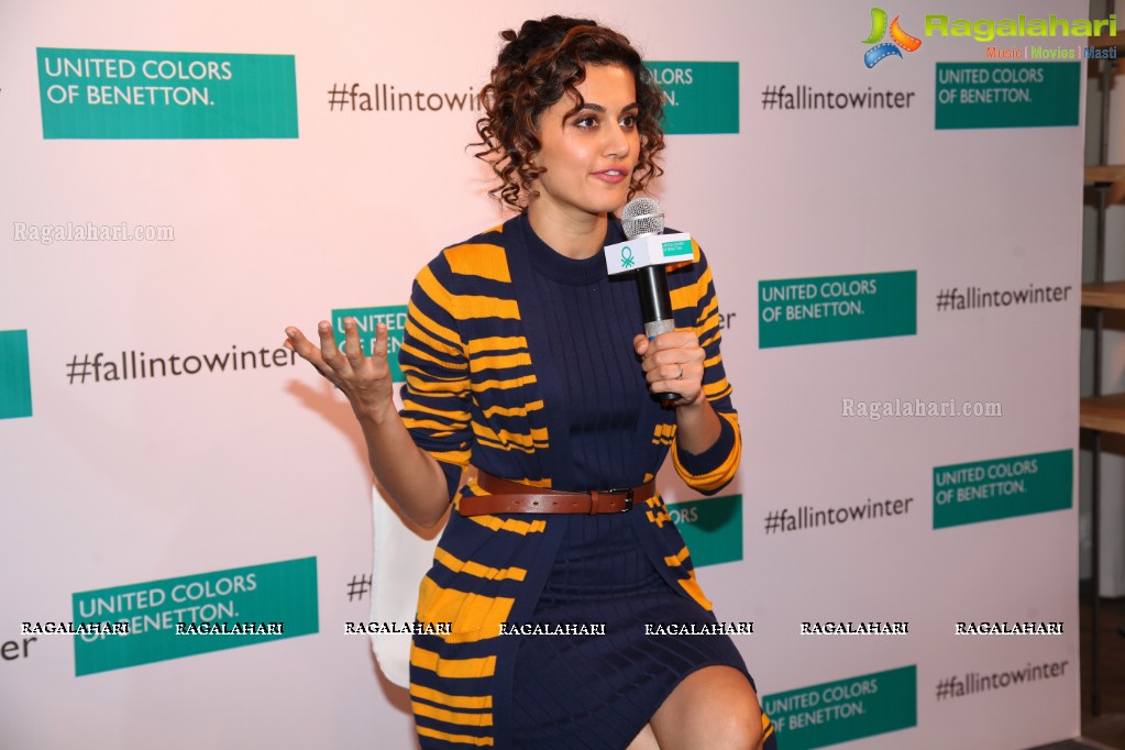 Taapsee Pannu launches United Colors of Benetton Store at Banjara Hills, Hyderabad