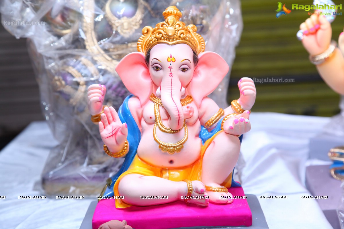 Ganesh Chaturthi Idols Sale at Uppal, Hyderabad