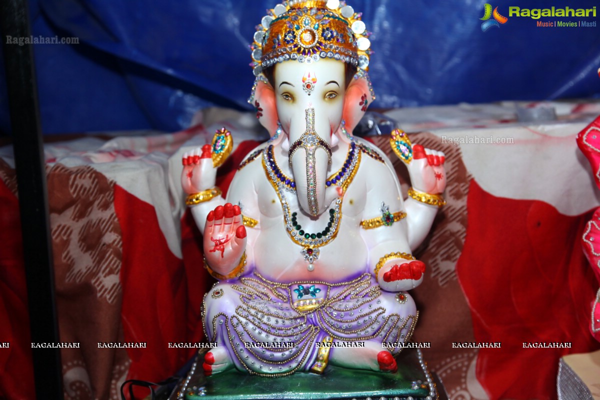 Ganesh Chaturthi Idols Sale at Uppal, Hyderabad