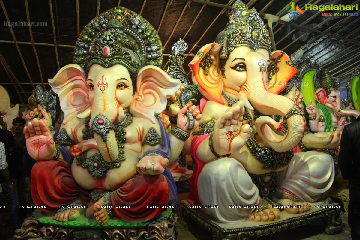 Ganesh Chaturthi Idols Sale at Uppal, Hyderabad