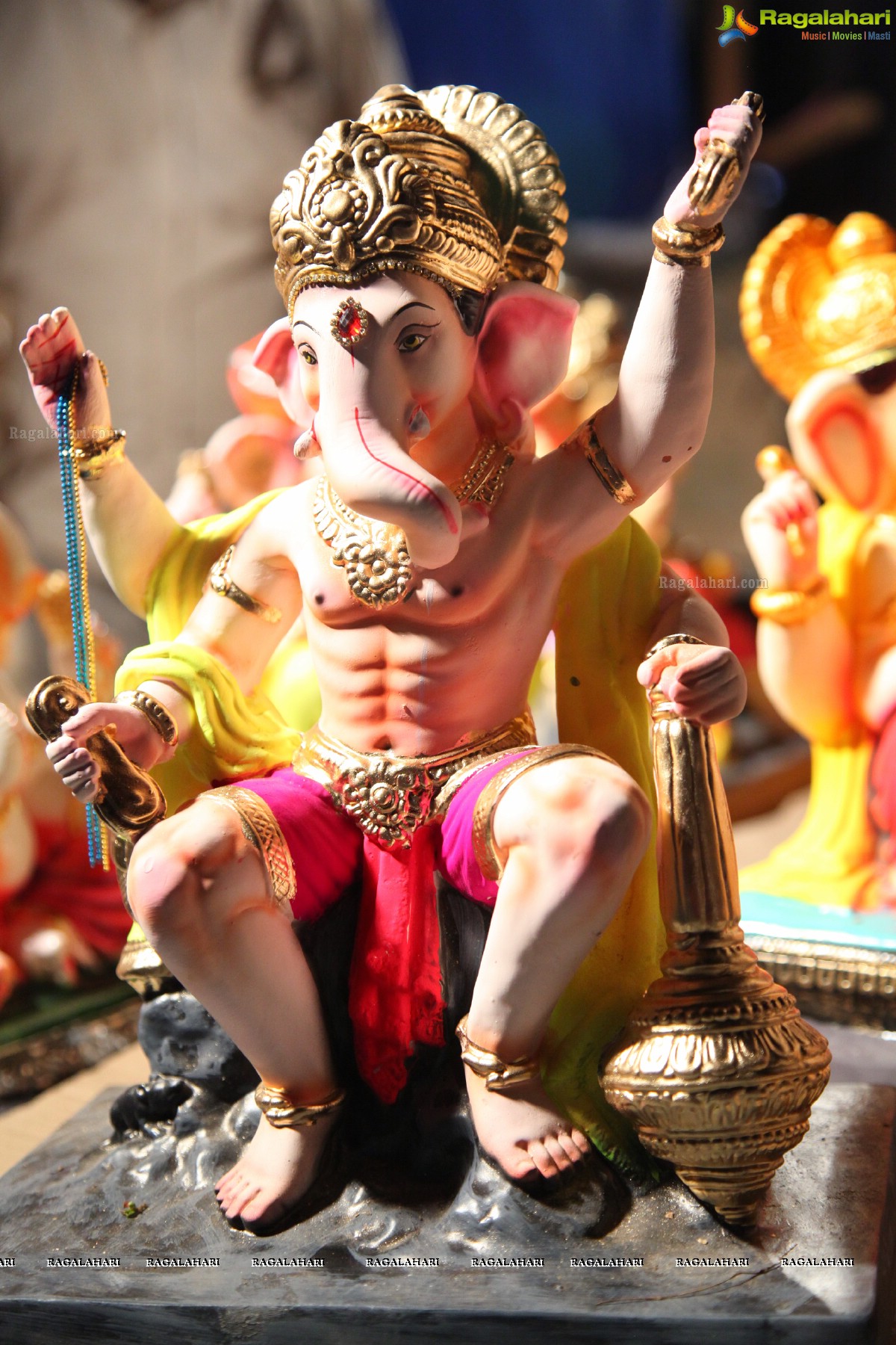 Ganesh Chaturthi Idols Sale at Uppal, Hyderabad