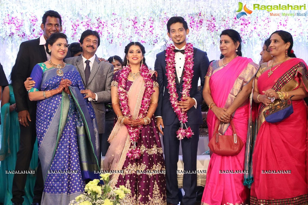 Vishal's Sister Aishwarya Reddy - Vummidi Kritish Wedding Reception