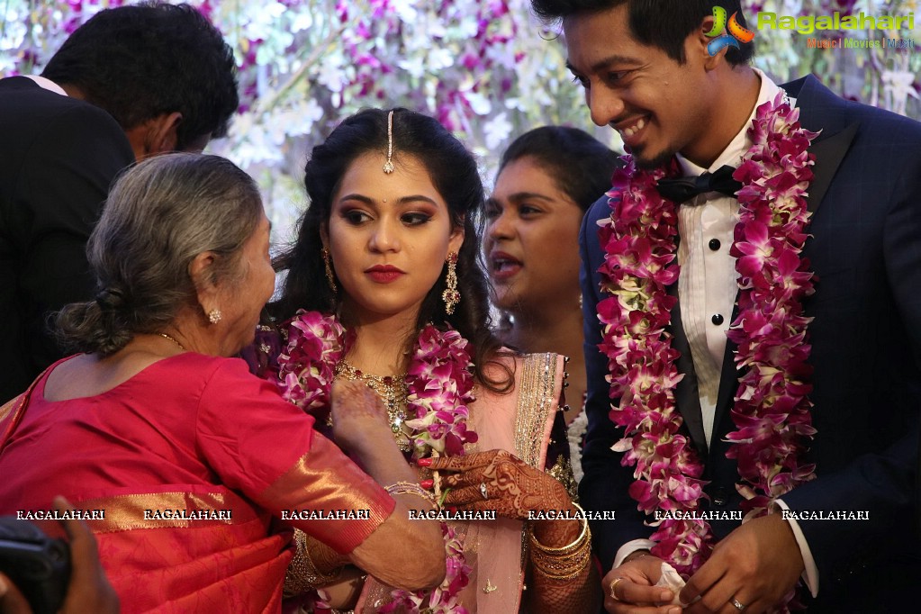 Vishal's Sister Aishwarya Reddy - Vummidi Kritish Wedding Reception