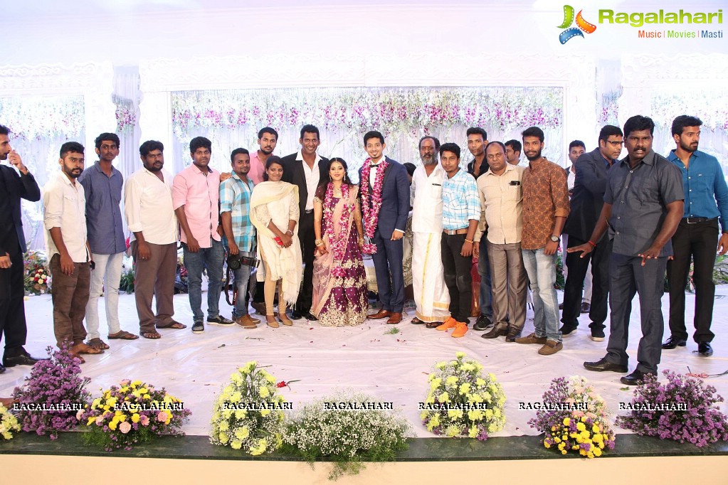 Vishal's Sister Aishwarya Reddy - Vummidi Kritish Wedding Reception