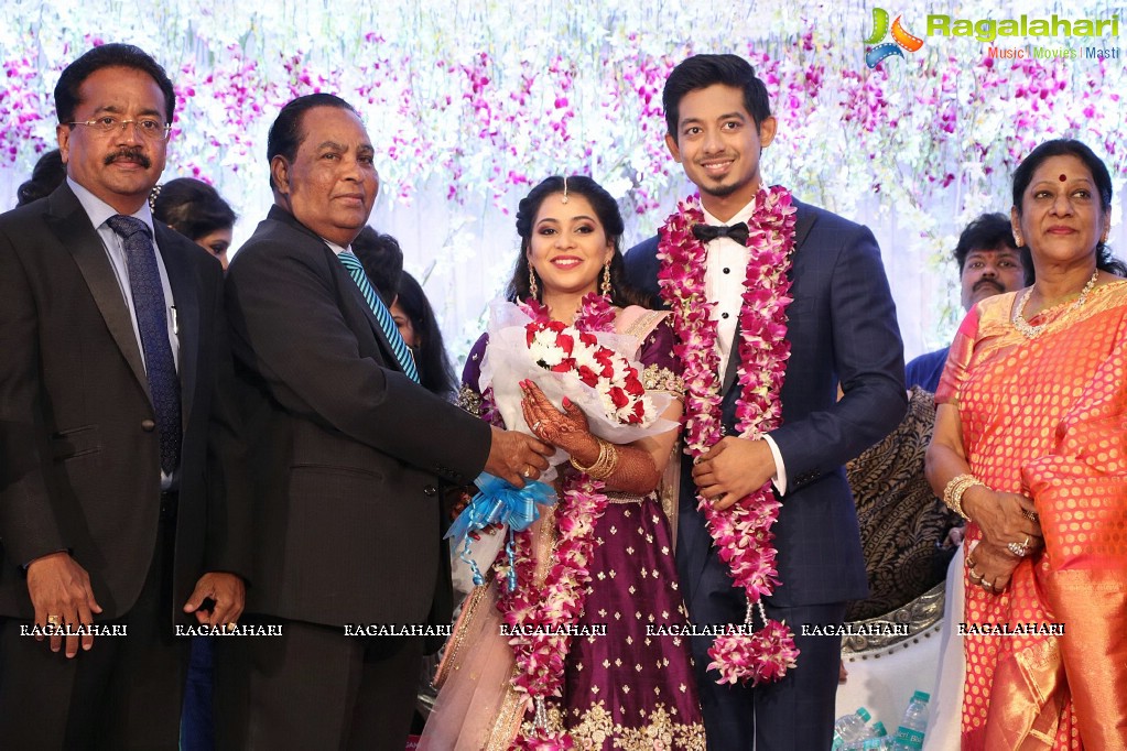 Vishal's Sister Aishwarya Reddy - Vummidi Kritish Wedding Reception