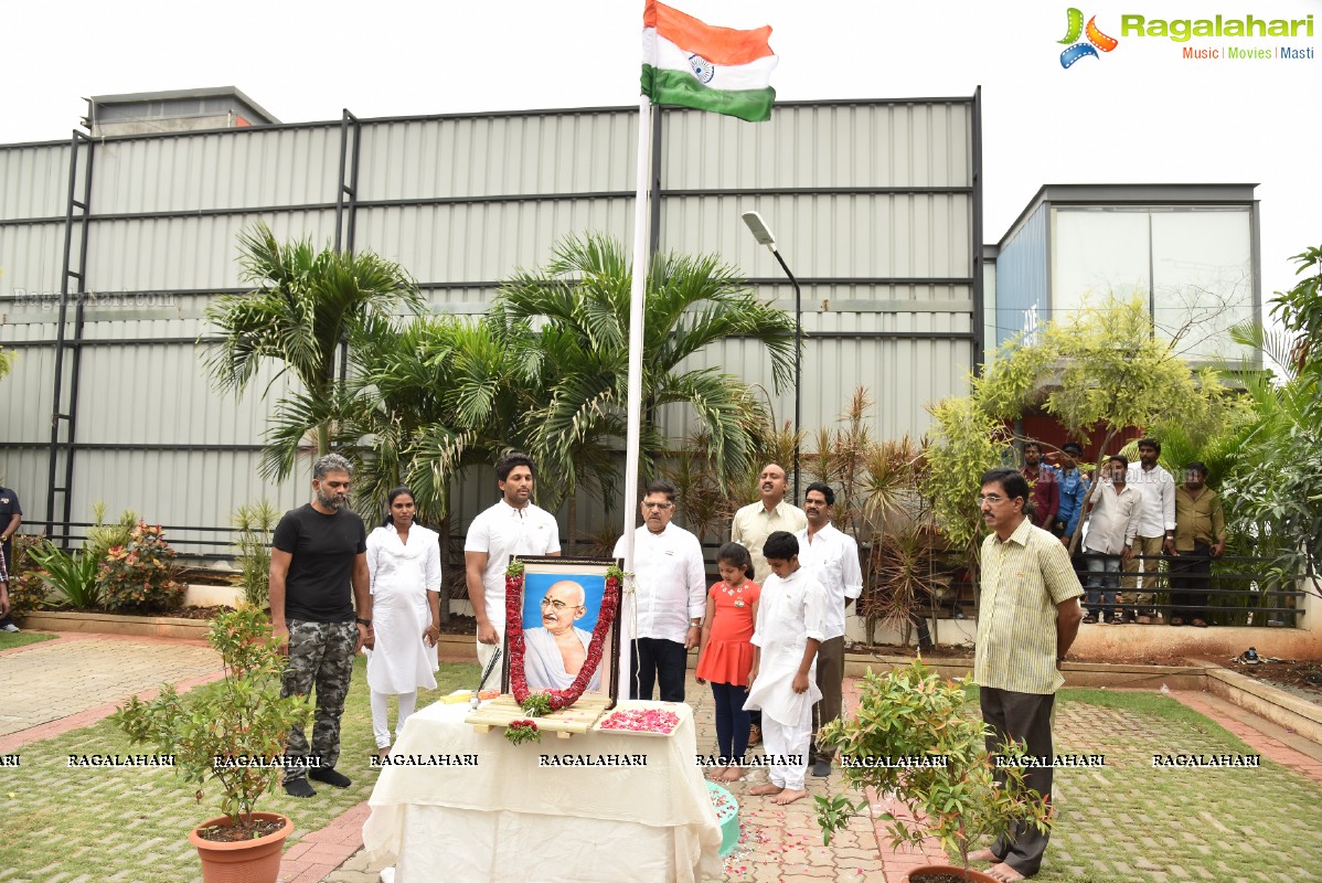 Independence Day Celebrations at Geetha Arts Office