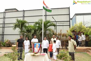 Geetha Arts Flag Hoisting