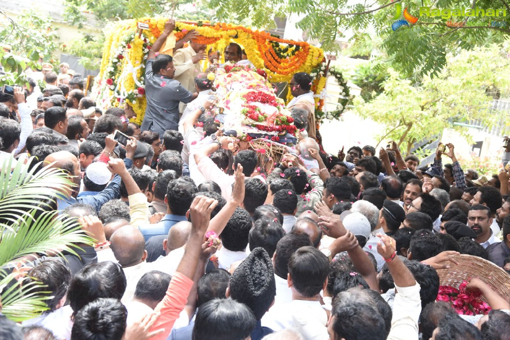 Last rites of Nandamuri Harikrishna