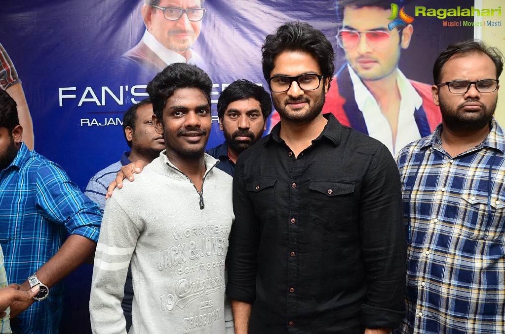 Sudheer Babu Fans Meet and Rally in Rajahmundry