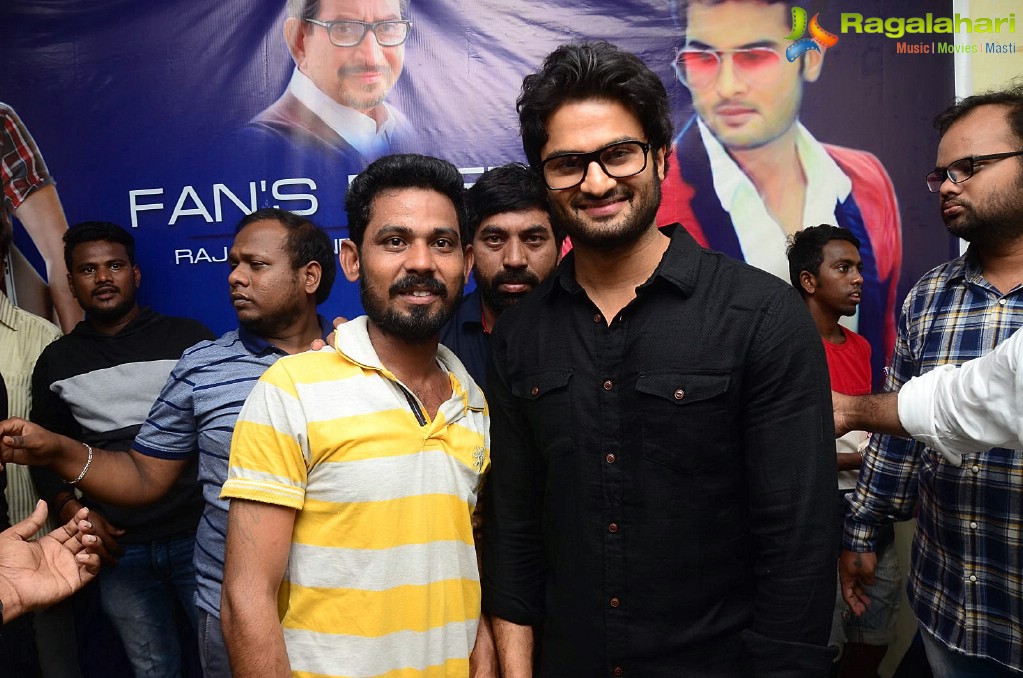 Sudheer Babu Fans Meet and Rally in Rajahmundry