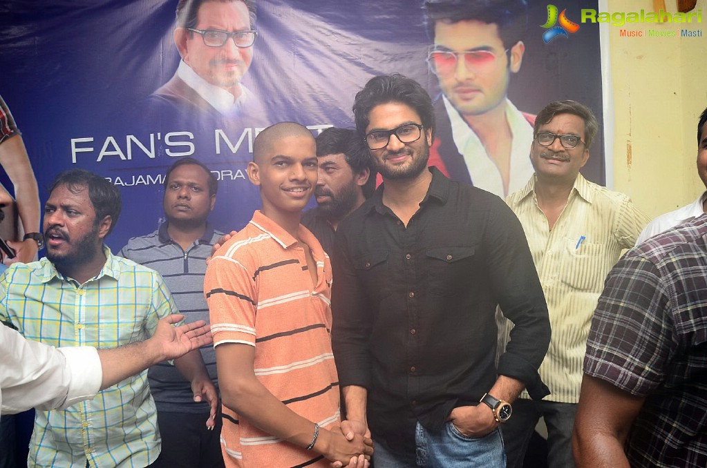 Sudheer Babu Fans Meet and Rally in Rajahmundry