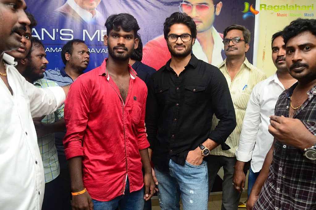 Sudheer Babu Fans Meet and Rally in Rajahmundry