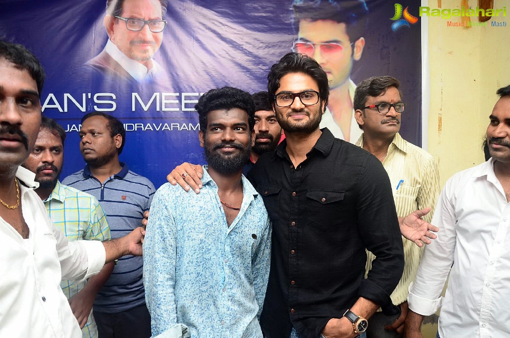 Sudheer Babu Fans Meet and Rally in Rajahmundry