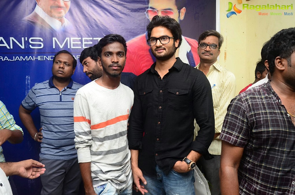 Sudheer Babu Fans Meet and Rally in Rajahmundry