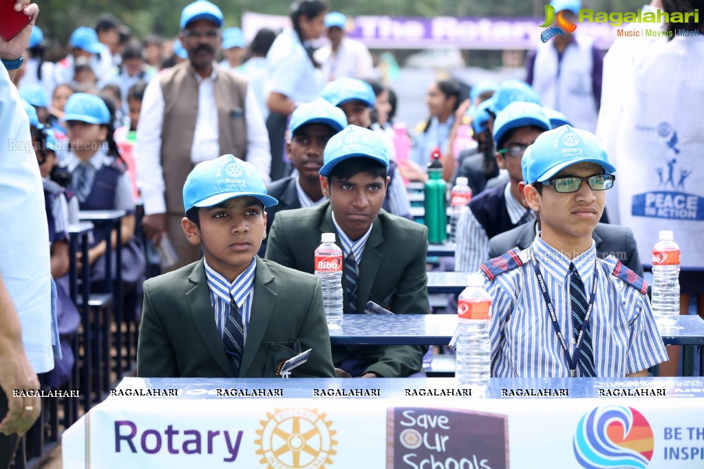 Distribution of 2802 School Benches for Govt Schools at G. Narayanamma Institute of Technology & Science, Hyderabad