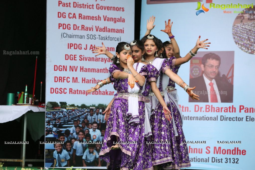 Distribution of 2802 School Benches for Govt Schools at G. Narayanamma Institute of Technology & Science, Hyderabad