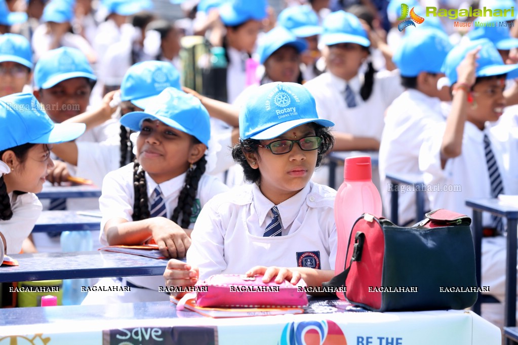 Distribution of 2802 School Benches for Govt Schools at G. Narayanamma Institute of Technology & Science, Hyderabad