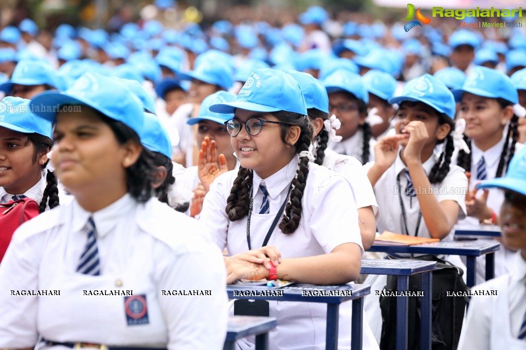 Distribution of 2802 School Benches for Govt Schools at G. Narayanamma Institute of Technology & Science, Hyderabad