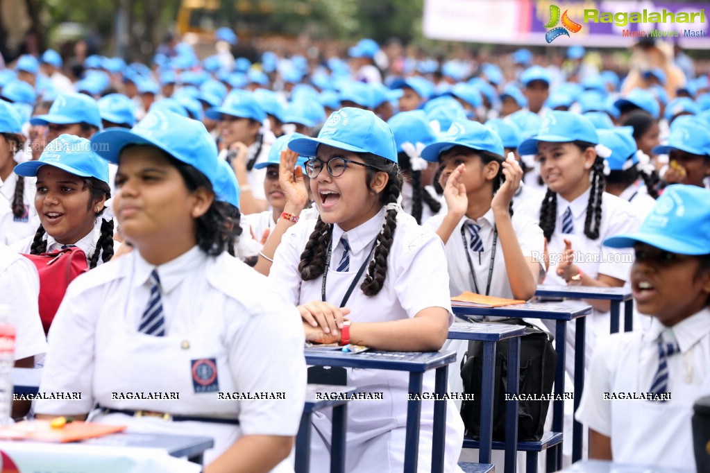 Distribution of 2802 School Benches for Govt Schools at G. Narayanamma Institute of Technology & Science, Hyderabad