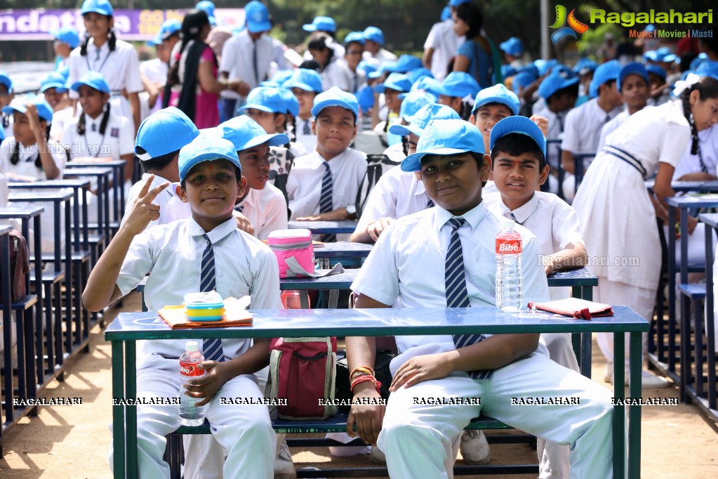 Distribution of 2802 School Benches for Govt Schools at G. Narayanamma Institute of Technology & Science, Hyderabad