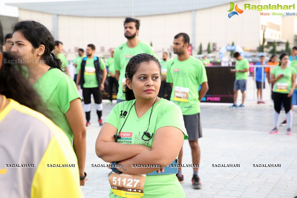 IT Secretary Jayesh Ranjan flags off 5K Fun Run - Airtel Hyderabad Marathon 