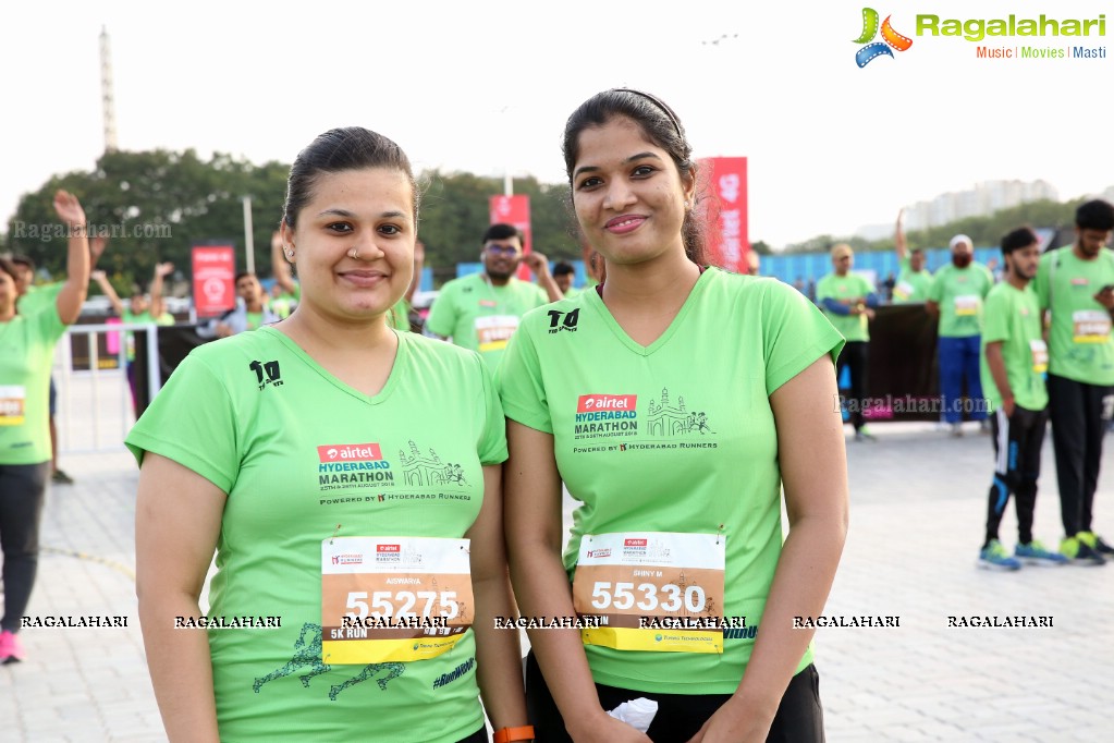 IT Secretary Jayesh Ranjan flags off 5K Fun Run - Airtel Hyderabad Marathon 