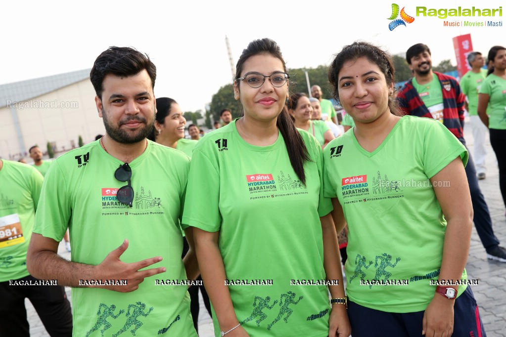 IT Secretary Jayesh Ranjan flags off 5K Fun Run - Airtel Hyderabad Marathon 