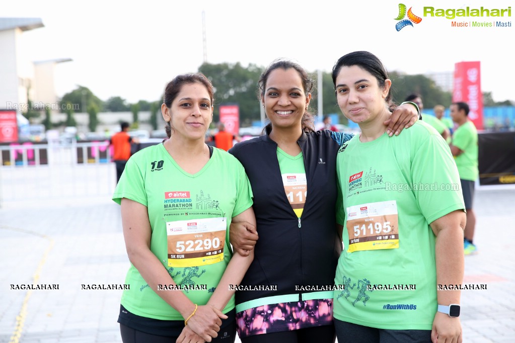 IT Secretary Jayesh Ranjan flags off 5K Fun Run - Airtel Hyderabad Marathon 