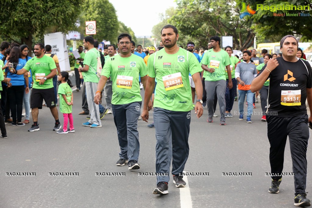 IT Secretary Jayesh Ranjan flags off 5K Fun Run - Airtel Hyderabad Marathon 