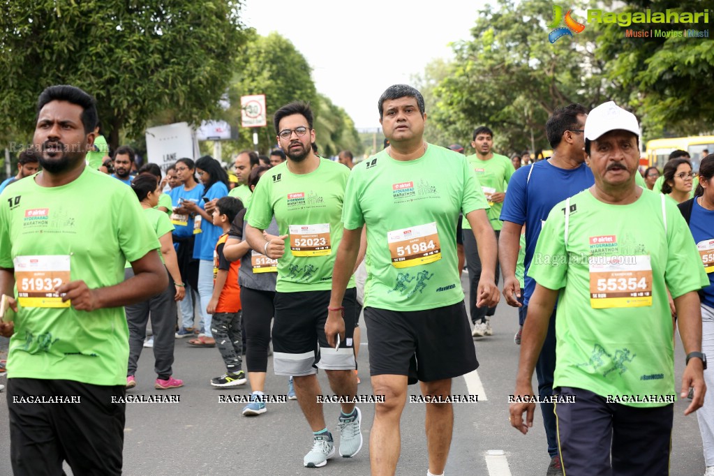 IT Secretary Jayesh Ranjan flags off 5K Fun Run - Airtel Hyderabad Marathon 